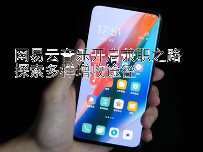 网易云音乐开启兼职之路 探索多样增收途径 